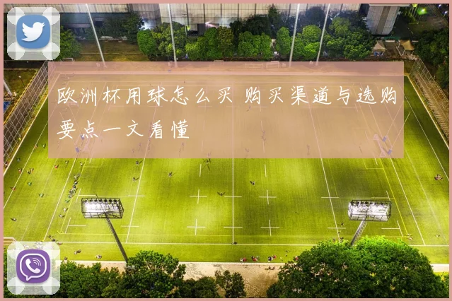 欧洲杯用球怎么买 购买渠道与选购要点一文看懂